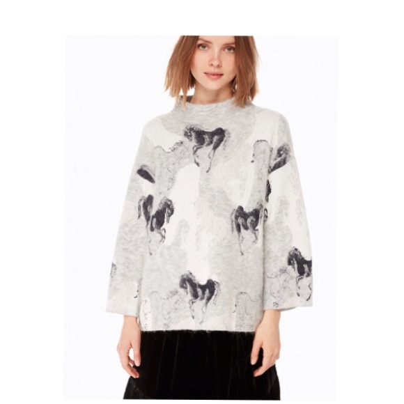 Kate Spade Stallions Horse Sweater 